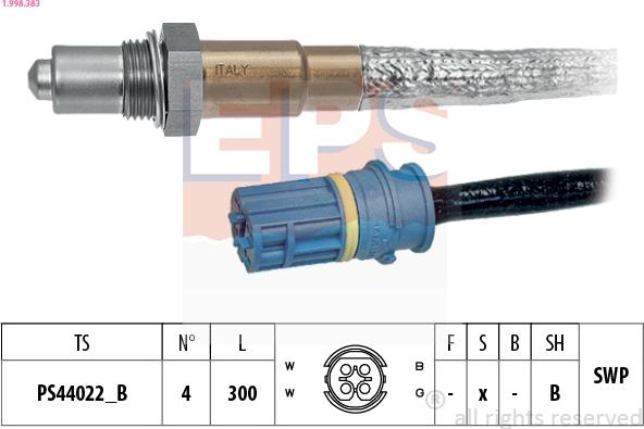 EPS 1.998.383 - Sonda lambda autozon.pro