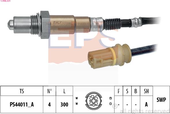 EPS 1.998.331 - Sonda lambda autozon.pro