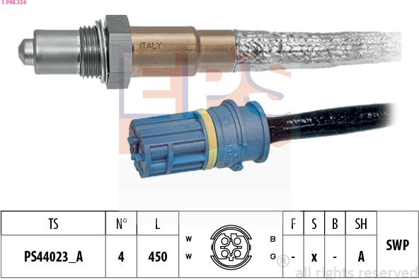 EPS 1.998.324 - Sonda lambda autozon.pro