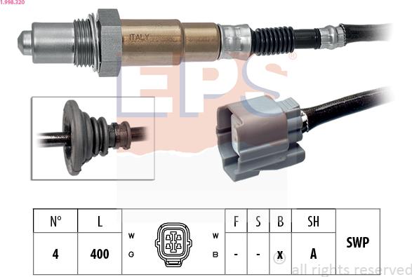 EPS 1.998.320 - Sonda lambda autozon.pro