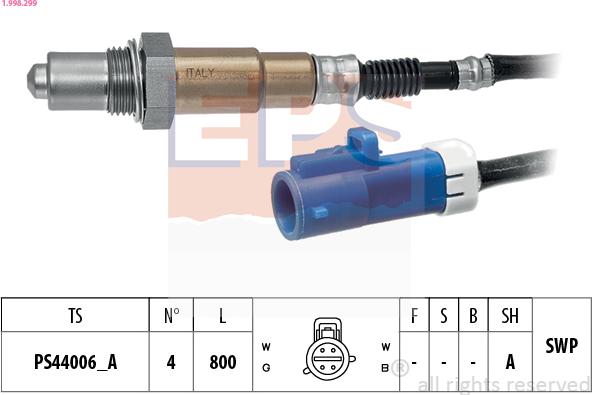 EPS 1.998.299 - Sonda lambda autozon.pro