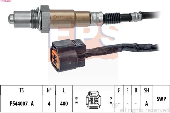 EPS 1.998.292 - Sonda lambda autozon.pro