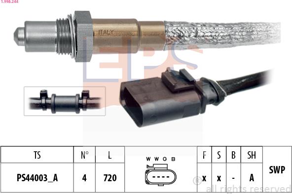 EPS 1.998.244 - Sonda lambda autozon.pro