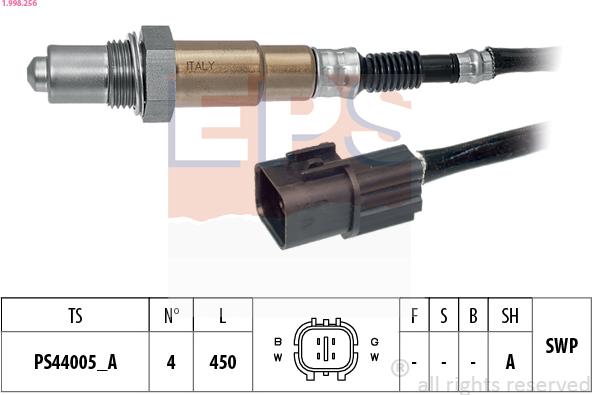 EPS 1.998.256 - Sonda lambda autozon.pro