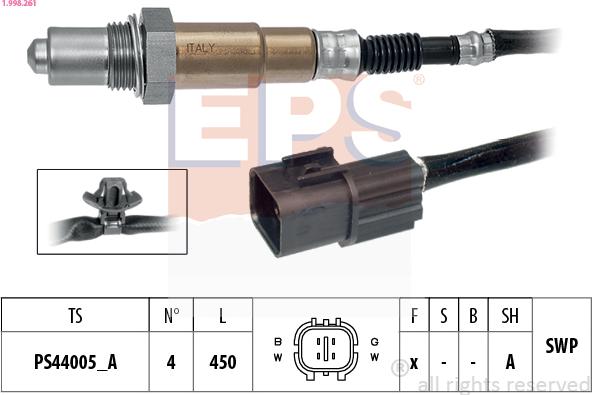 EPS 1.998.261 - Sonda lambda autozon.pro