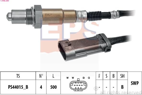 EPS 1.998.280 - Sonda lambda autozon.pro