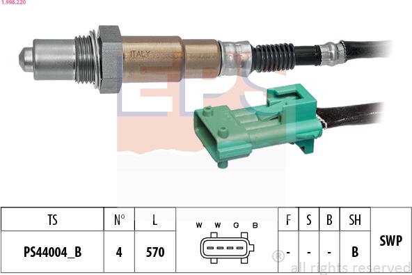 EPS 1.998.220 - Sonda lambda autozon.pro