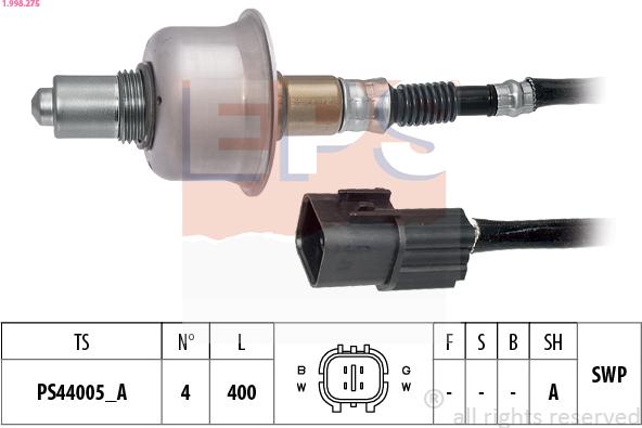 EPS 1.998.275 - Sonda lambda autozon.pro