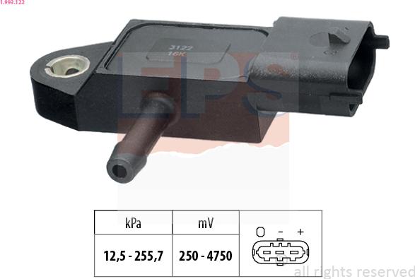 EPS 1.993.122 - Sensore pressione aria, Aggiustaggio altimetrico autozon.pro