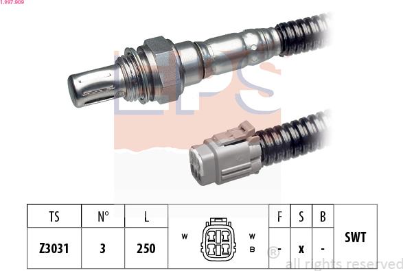 EPS 1.997.909 - Sonda lambda autozon.pro