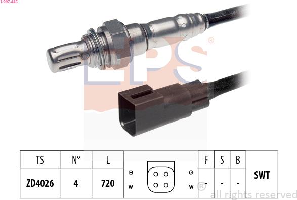 EPS 1.997.445 - Sonda lambda autozon.pro