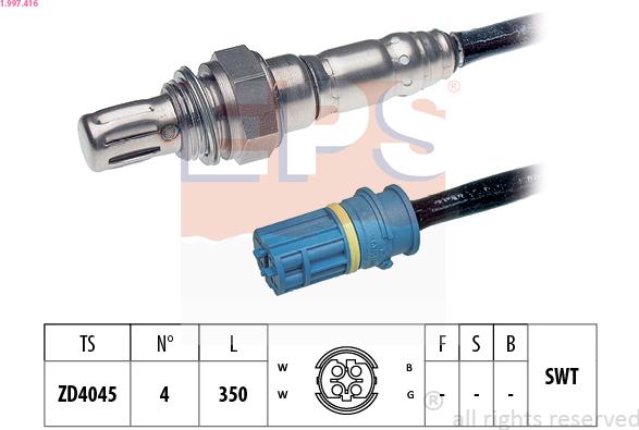 EPS 1.997.416 - Sonda lambda autozon.pro