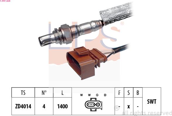 EPS 1.997.428 - Sonda lambda autozon.pro