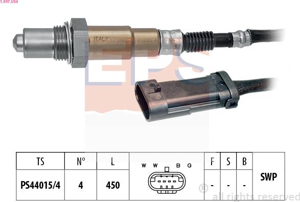 EPS 1.997.594 - Sonda lambda autozon.pro