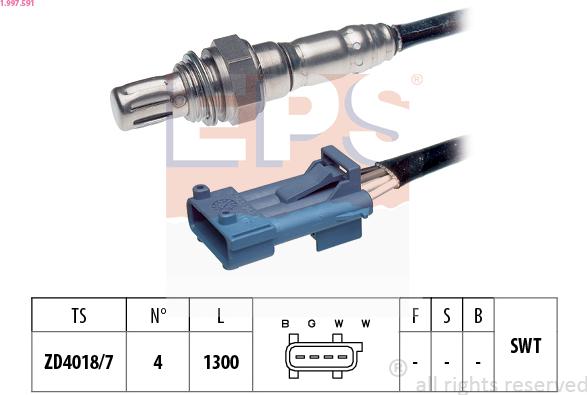 EPS 1.997.591 - Sonda lambda autozon.pro