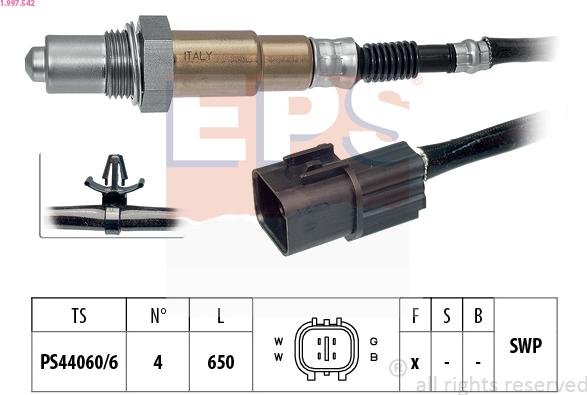 EPS 1.997.542 - Sonda lambda autozon.pro