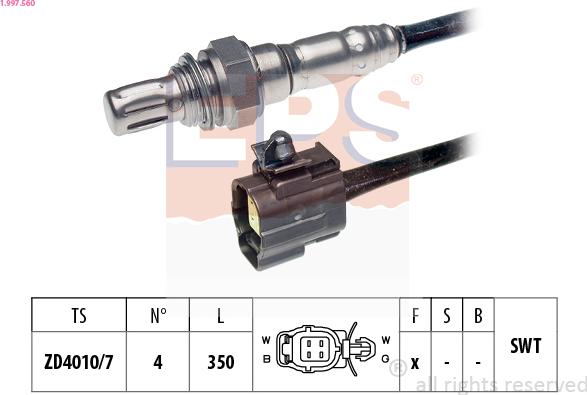 EPS 1.997.560 - Sonda lambda autozon.pro