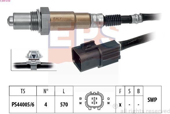 EPS 1.997.510 - Sonda lambda autozon.pro