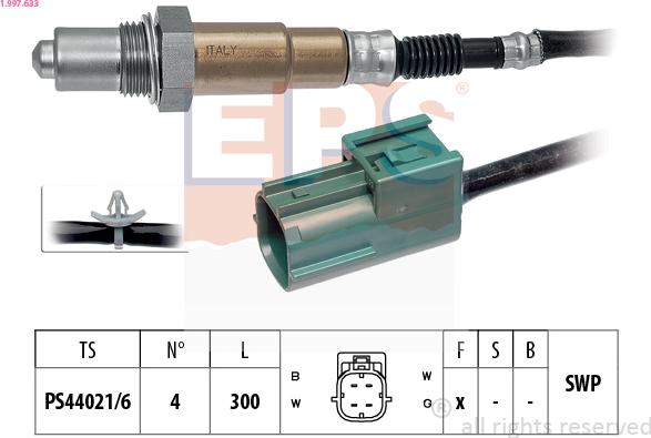 EPS 1.997.633 - Sonda lambda autozon.pro