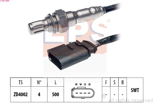 EPS 1.997.098 - Sonda lambda autozon.pro