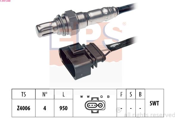 EPS 1.997.049 - Sonda lambda autozon.pro