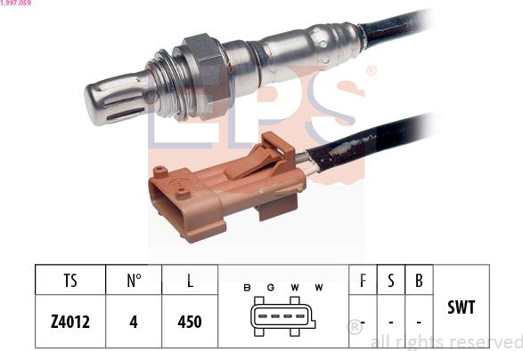 EPS 1.997.059 - Sonda lambda autozon.pro