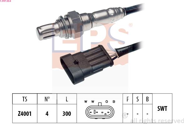 EPS 1.997.054 - Sonda lambda autozon.pro