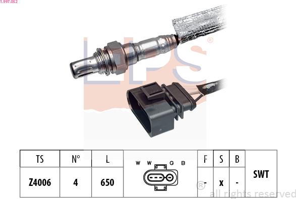 EPS 1.997.052 - Sonda lambda autozon.pro