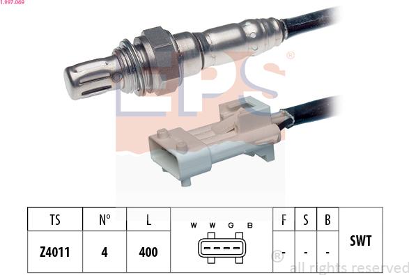 EPS 1.997.069 - Sonda lambda autozon.pro