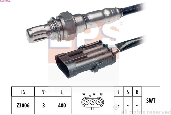 EPS 1.997.062 - Sonda lambda autozon.pro