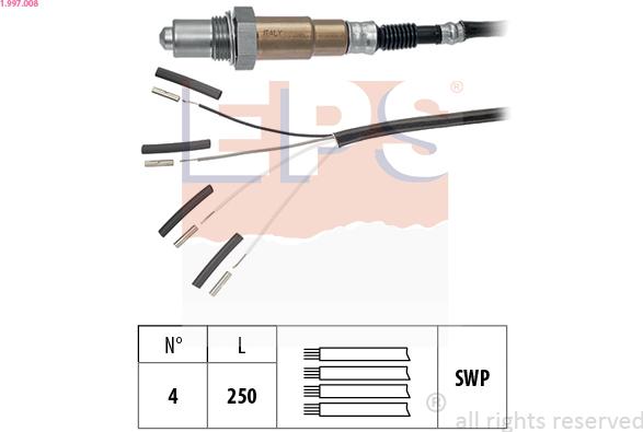 EPS 1.997.008 - Sonda lambda autozon.pro