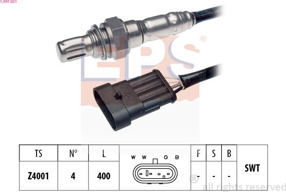 EPS 1.997.021 - Sonda lambda autozon.pro