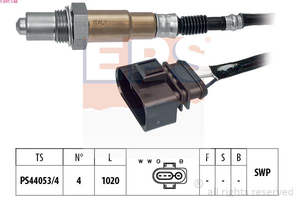 EPS 1.997.148 - Sonda lambda autozon.pro