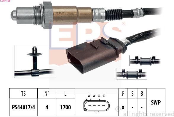 EPS 1.997.165 - Sonda lambda autozon.pro