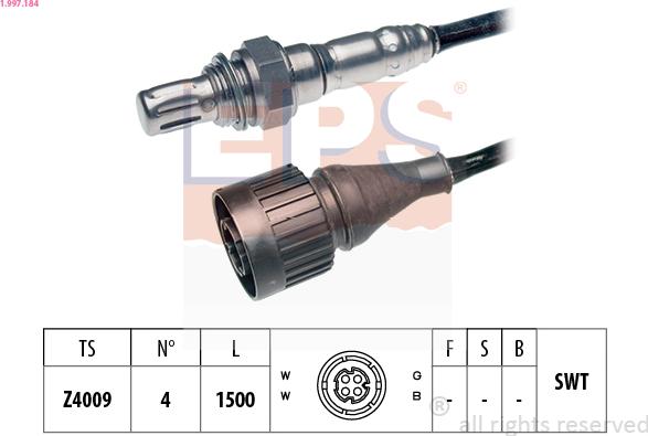 EPS 1.997.184 - Sonda lambda autozon.pro