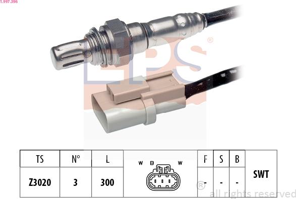 EPS 1.997.396 - Sonda lambda autozon.pro