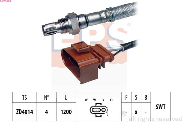 EPS 1.997.304 - Sonda lambda autozon.pro