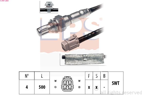 EPS 1.997.384 - Sonda lambda autozon.pro