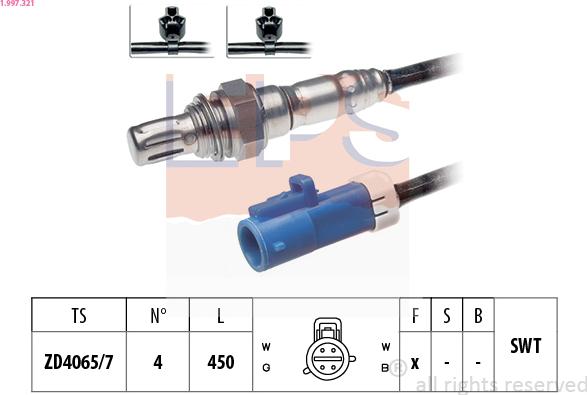 EPS 1.997.321 - Sonda lambda autozon.pro