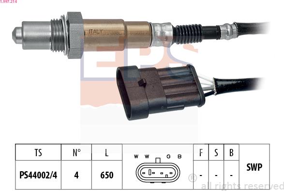 EPS 1.997.214 - Sonda lambda autozon.pro