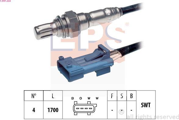 EPS 1.997.224 - Sonda lambda autozon.pro