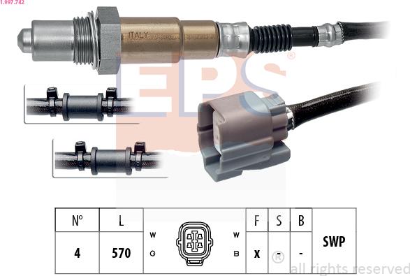 EPS 1.997.742 - Sonda lambda autozon.pro