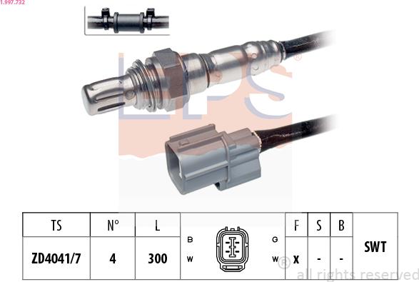 EPS 1.997.732 - Sonda lambda autozon.pro