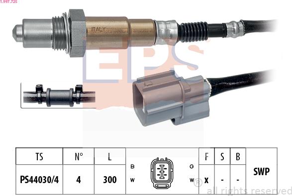 EPS 1.997.725 - Sonda lambda autozon.pro