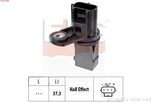 EPS 1.953.498 - Sensore n° giri, Cambio automatico autozon.pro