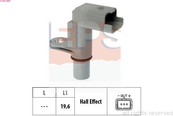 EPS 1.953.400 - Sensore, Posizione albero a camme autozon.pro