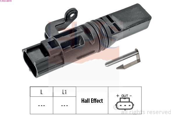 EPS 1.953.481K - Sensore, N° giri autozon.pro