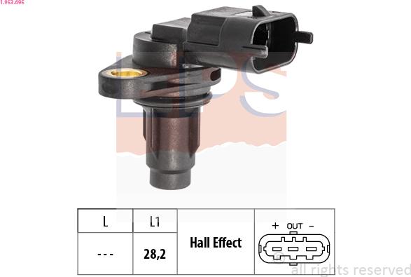 EPS 1.953.695 - Sensore, Posizione albero a camme autozon.pro