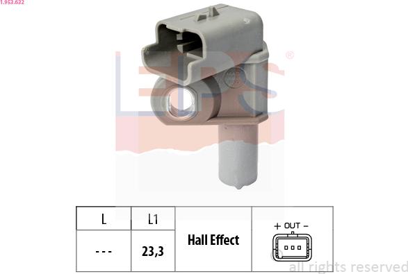 EPS 1.953.632 - Sensore, Posizione albero a camme autozon.pro