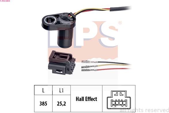 EPS 1.953.855 - Sensore n° giri, Cambio automatico autozon.pro